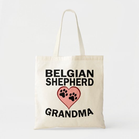 Belgische Shepherd Grandma Tote Bag (Voorkant)