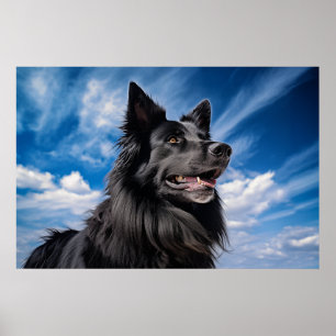 Belgische Shepherd Groenendael Poster