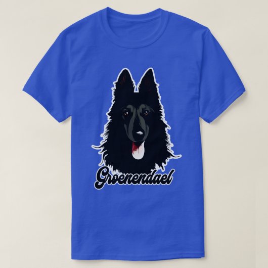 Belgische Shepherd Groenendael T-shirt (Design voorkant)