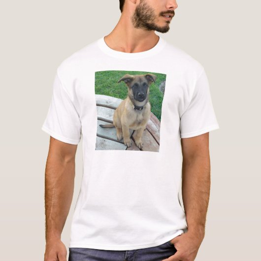 Belgische Shepherd Malinois Dog T-shirt (Voorkant)