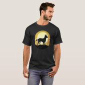 Belgische Shepherd Malinois Retro T-shirt (Voorkant volledig)