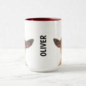 Belgische Shepherd Personalized Mug Mok (Midden)