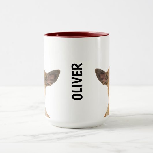 Belgische Shepherd Personalized Mug Mok (Midden)