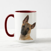 Belgische Shepherd Personalized Mug Mok (Links)