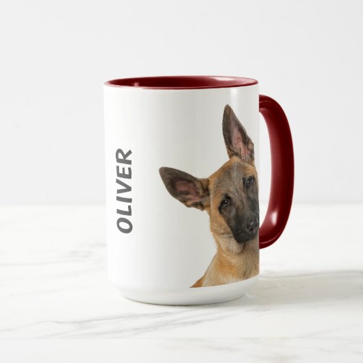 Belgische Shepherd Personalized Mug Mok (Voorkant rechts)