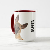 Belgische Shepherd Personalized Mug Mok (Voorkant links)