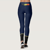 Belgische stremvlag leggings (Achterkant)