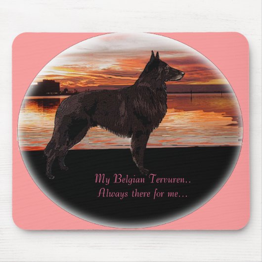Belgische Terv Mousepad Muismat (Voorkant)