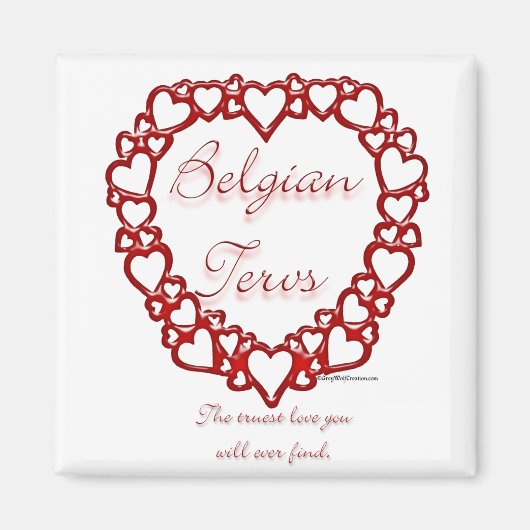 Belgische Terv True Love Magneet (Voorkant)