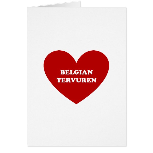 Belgische Tervuren (Voorkant)