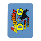Belgische Tervuren Agility Magneet (Verticaal)