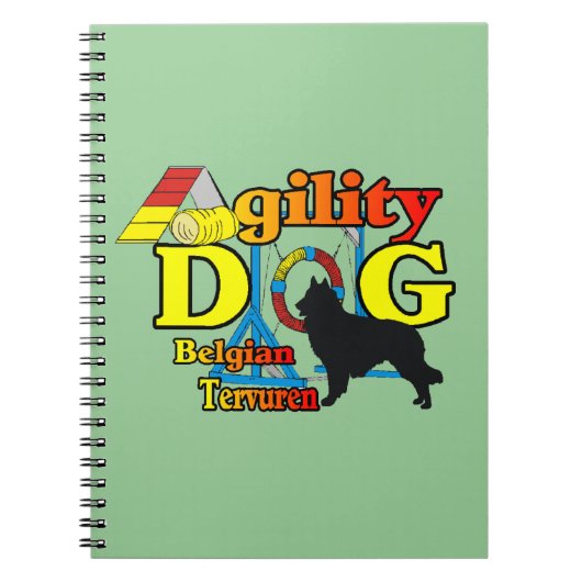 Belgische Tervuren Agility Notitieboek (Voorkant)