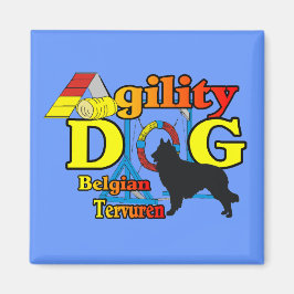 Belgische Tervuren Agility Shirten Gifts Magneet