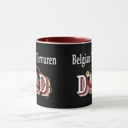 Belgische Tervuren Dad Gifts Mok (Midden)