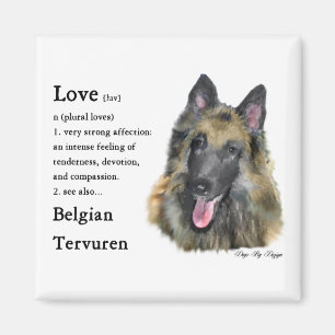 Belgische Tervuren Gifts Magneet