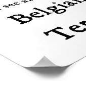 Belgische Tervuren Gifts Poster (Hoek)