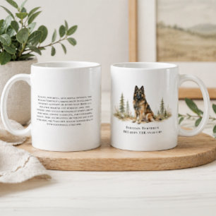 Belgische Tervuren hond aquarel ras citaat Koffiemok