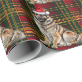 Belgische Tervuren Hond en Vakantie Geplaagd Kerst Cadeaupapier (Rol Hoek)