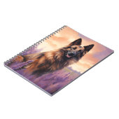 Belgische Tervuren in Lavendelveld Notitieboek (Linkerzijde)