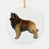 Belgische Tervuren Keramisch Ornament (Voorkant)