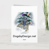 Belgische Tervuren kerstcadeaus Feestdagen Kaart (Achterkant)