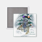 Belgische Tervuren kerstcadeaus Magneet (Voorkant / Achterkant)