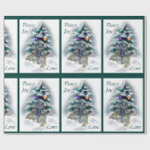 Belgische Tervuren Kerstkunst Cadeaupapier (Vlak)