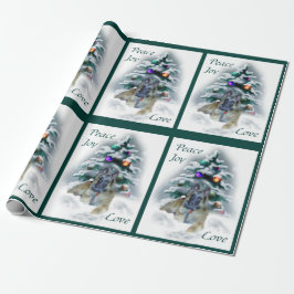 Belgische Tervuren Kerstkunst Cadeaupapier