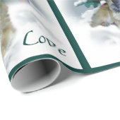 Belgische Tervuren Kerstkunst Cadeaupapier (Rol Hoek)