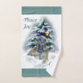 Belgische Tervuren Kerstmis Bad Handdoek (Handdoek)