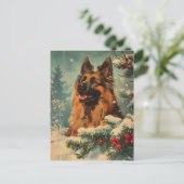 Belgische Tervuren Kerstmis Briefkaart (Staand voorkant)