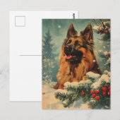 Belgische Tervuren Kerstmis Briefkaart (Voorkant / Achterkant)