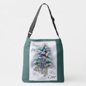 Belgische Tervuren Kerstmis Crossbody Tas (Achterkant)