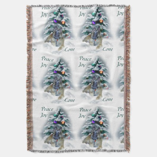 Belgische Tervuren Kerstmis Deken (Voorkant Verticaal)