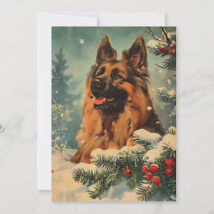 Belgische Tervuren Kerstmis Feestdagenkaart