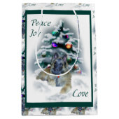 Belgische Tervuren Kerstmis Medium Cadeauzakje (Voorkant)