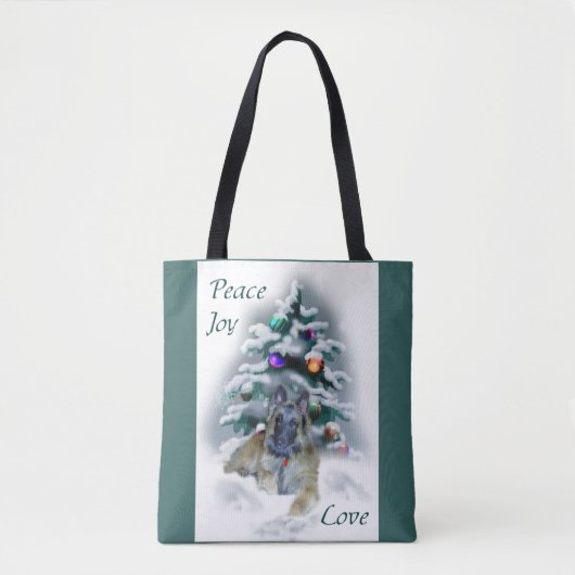 Belgische Tervuren Kerstmis Tote Bag (Voorkant)