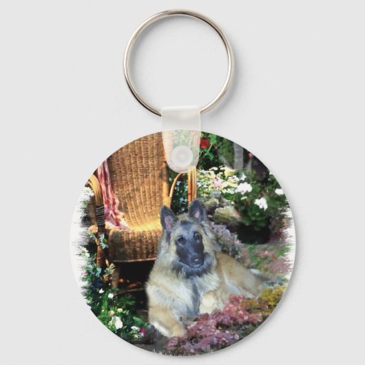 Belgische Tervuren kunstcadeaus Sleutelhanger (Voorkant)