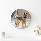 Belgische Tervuren Laat het sneeuwen Kerstmis Grote Klok (Huis)