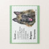 Belgische Tervuren Love is Legpuzzel (Verticaal)