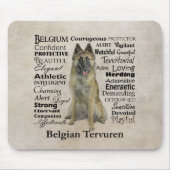 Belgische Tervuren Mousepad Muismat (Voorkant)