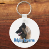 Belgische Tervuren Naam Sleutelhanger (Voorkant)