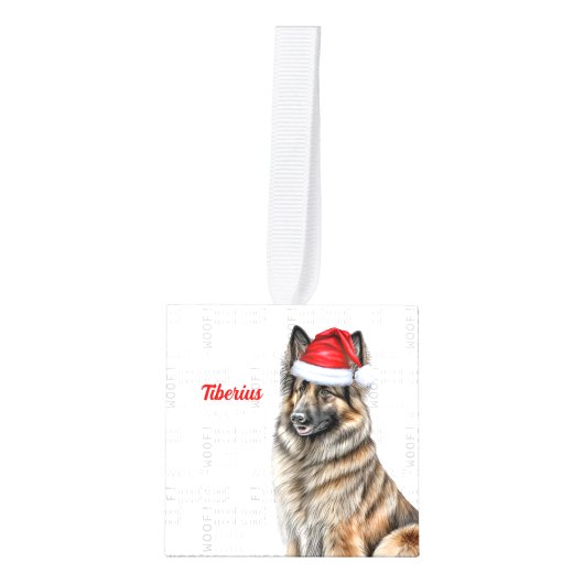 Belgische Tervuren naam twee foto kerstvakantie Decoratie (Voorkant)