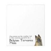 Belgische Tervuren Note Pad Notitieblok (Voorkant)