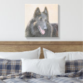 Belgische Tervuren Painting - Cute Original Dog Ar Canvas Afdruk (Insitu (Slaapkamer))