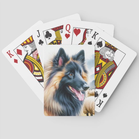Belgische Tervuren Pokerkaarten (Achterkant)