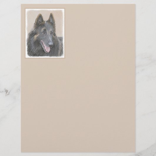 Belgische Tervuren schilderen - Cute Original Dog (Voorkant)