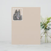 Belgische Tervuren schilderen - Cute Original Dog (Staand voorkant)