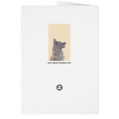 Belgische Tervuren schilderen - Cute Original Dog (Achterkant)