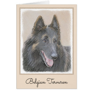 Belgische Tervuren schilderen - Cute Original Dog 